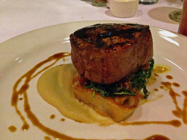 This fillet will melt in your mouth – it was cooked to perfection.
