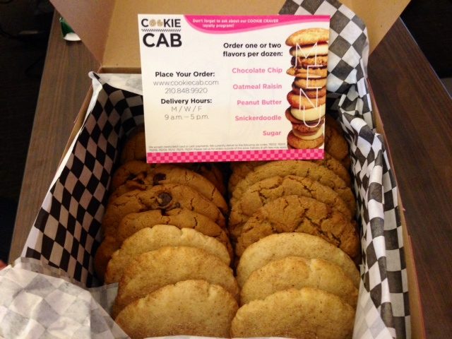 Cookie Cab, Cookie Delivery, Chocolate Chip, Peanut Butter, Snickerdoodle