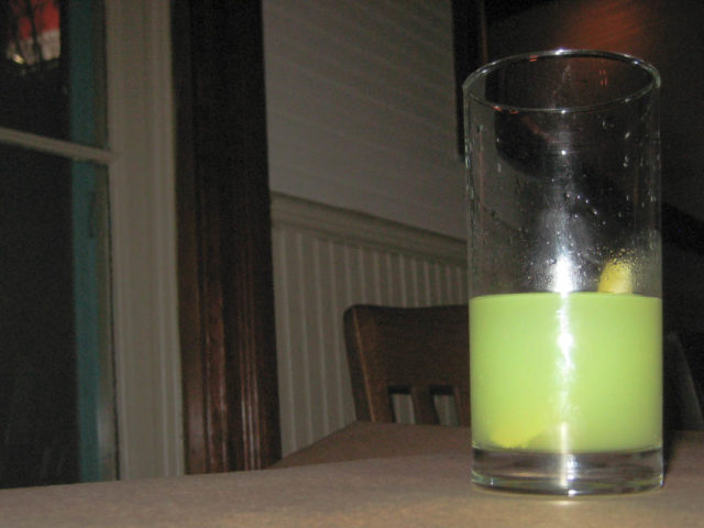 Glass of Absinthe at Minnie's Tavern