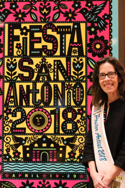 Suzan Browning, Fiesta 2018 Poster Artist.